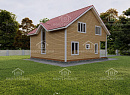 Каркасный дом в 1.5 этажа «Изяслав» 10х9 с террасой