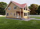 Каркасный дом в 1.5 этажа «Изяслав» 10х9 с террасой